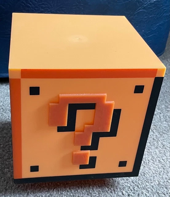 SUPER MARIO BROS. Nintendo Question Mark Block Light Plastic Multi