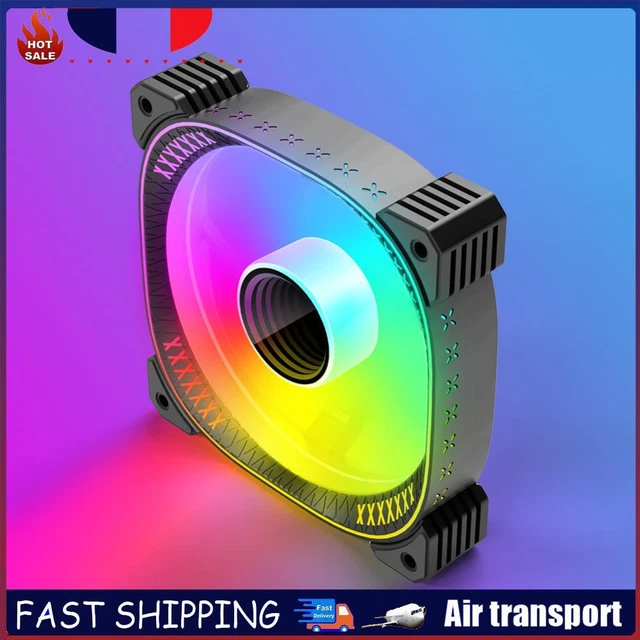 Ventilateur Double Roulement à Billes Ventilateur PC 120mm 220V - Silencieux, Réglable Et Double Roulement à Billes - Pour Boîtier, TV, Radio Cooling PC Silencieux