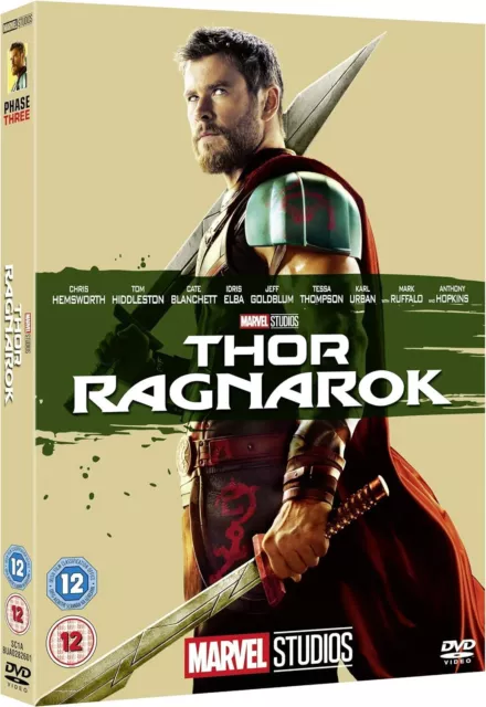 Marvel Studios : Thor Ragnarok (DVD) With Collectible O Ring Sleeve New / Sealed