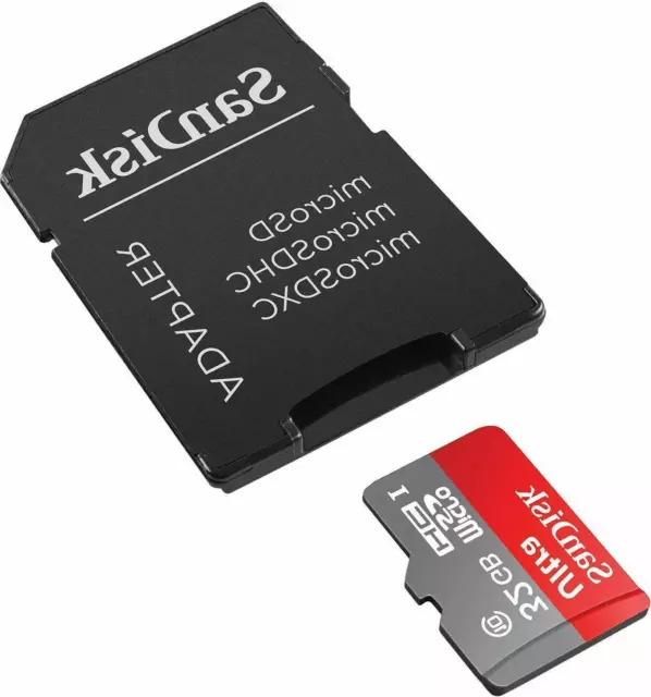 Neu SanDisk Ultra Micro SD Speicherkarte Klasse 10 SDHC SDXC UHS-1 32GB 64GB 128GB 3