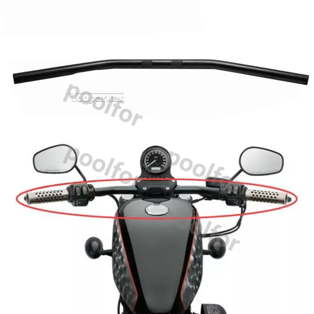 1"Drag Bar Handlebar Black Fit For Yamaha V-Star XVS 650 1100 950 1300 Classic