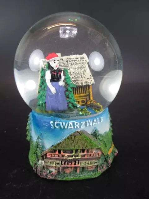 Schneekugel Schwarzwald Black Forest,Souvenir Germany Snowglobe,Neu !