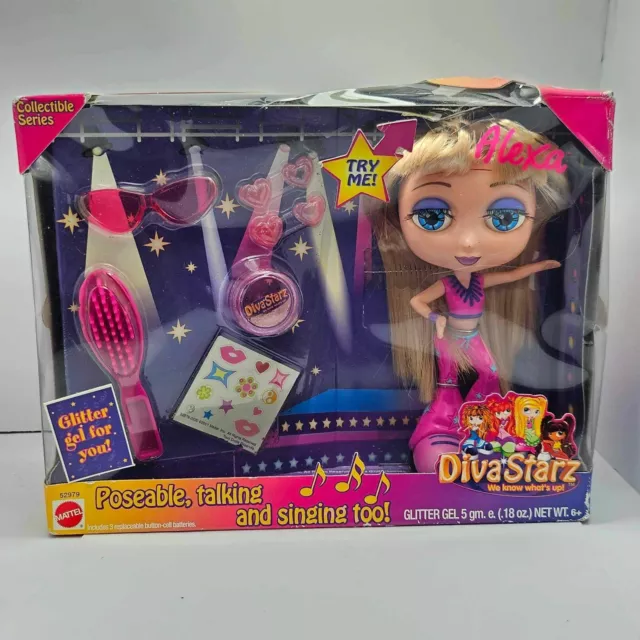 Diva Starz Alexa Collectible Series Mattel Talking Doll Toy Figure Posable