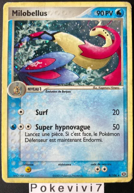 Carte Pokemon MILOBELLUS 8/106 Holo Bloc EX Emeraude FR