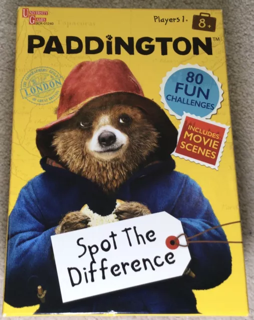 Paddington Bär; Spiel den Unterschied erkennen / tolles Weihnachtsgeschenk machen