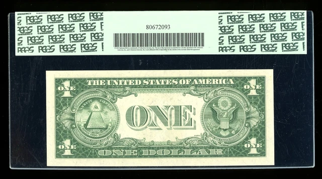 DBR $1 1935-F Silver Gem Fr. 1615 XI Block PCGS 66 PPQ Serial X71463818I 2