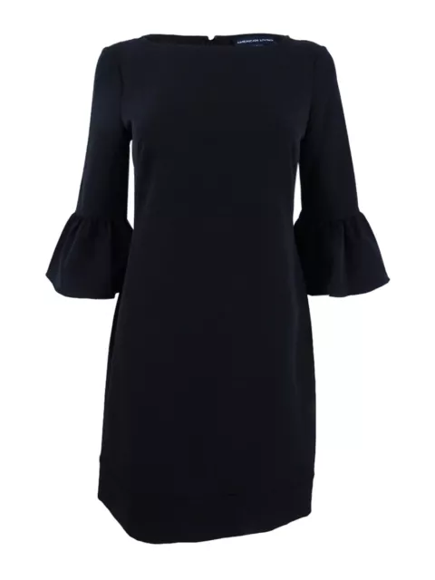 American Living Women's Bell-Sleeve Crepe Dress