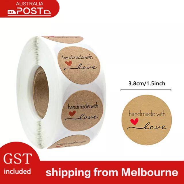 500pcs 1.5inch Red Heart Stickers Roll Gift Packaging Seal labels for  Valentine's Day Wedding Decoration Stationery Stickers - AliExpress