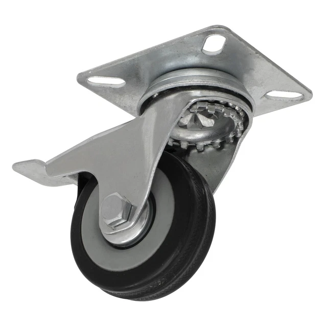 Sealey SCW150SPL Roulette Roue Pivot Plaque avec Frein Ø50mm