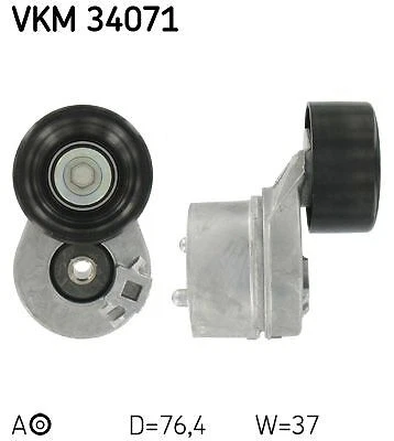 SNR GA350.68 – Rullo Tenditore Cinghia Poly-V – Per BMW Serie 1, 3, X1, X5 (E81, E87, E90, E91, E92, E84, E70)