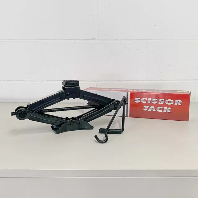 Cric scissor jack universale per sollevamento manuale auto 1,5 ton