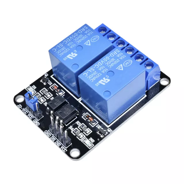 5V 2 Channel Relay Module With optocoupler For PIC AVR ARM Arduino dDIY