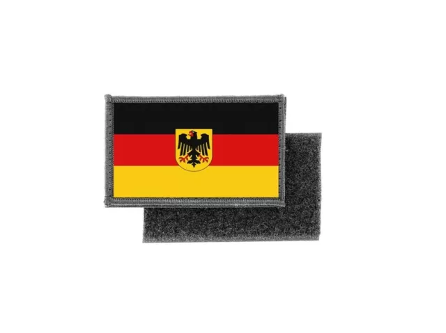 Aufnäher patch aufbügler gedruckt flagge fahne deutschland adler deutsche