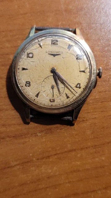 Orologio Longines Funzionale Vintage Meccanico Manuale Oro 18k 0.750