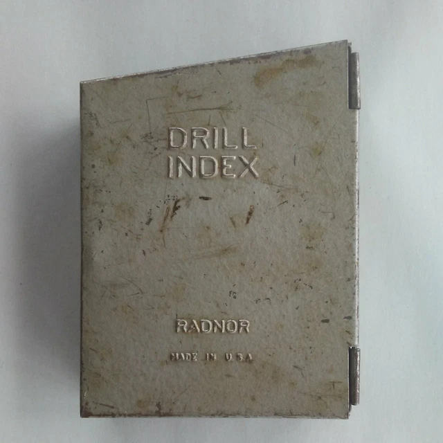 RADNOR 1-60 DRILL INDEX + DRILL BITS, Complete,