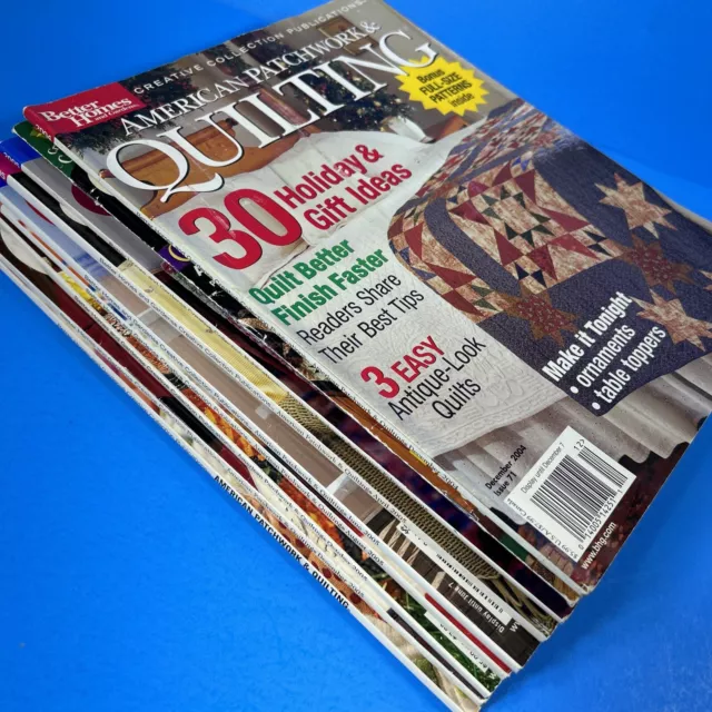 BETTER HOMES GARDENS American Patchwork & Quilting Magazines Lot Of 9 ...