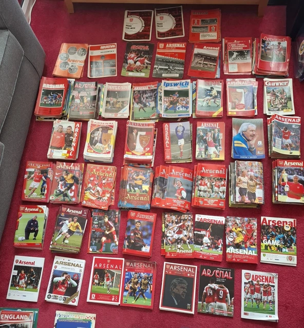 A COLLECTION OF Arsenal programmes ranging from 1968/69 upto 2022/22 £ ...