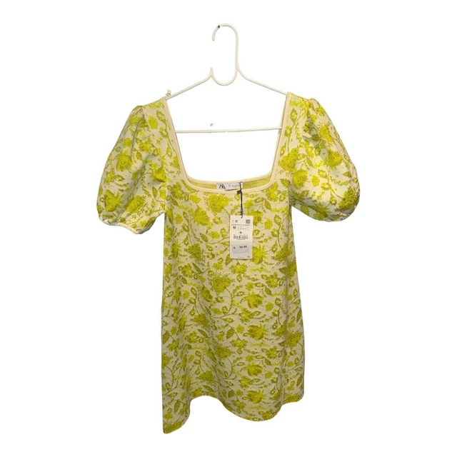 ZARA NEW KNIT Floral Jacquard Puff Sleeves Long Dress SS20 Ref 1822/009/440 $59.00 - PicClick ZARA NEW KNIT Floral Jacquard Puff Sleeves Long Dress SS20 Ref 1822/009/440 $59.00 - PicClick