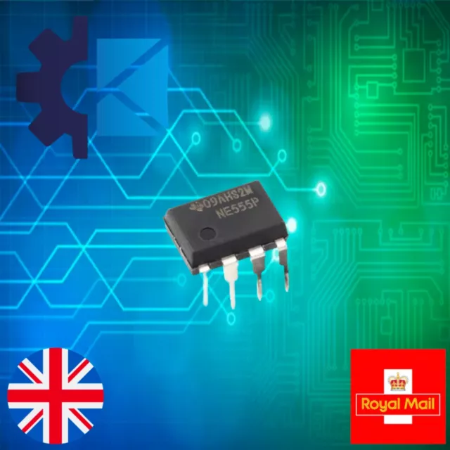 10/20/50/100pcs NE555P NE555 Timer DIP-8 IC Through Hole - UK Stock