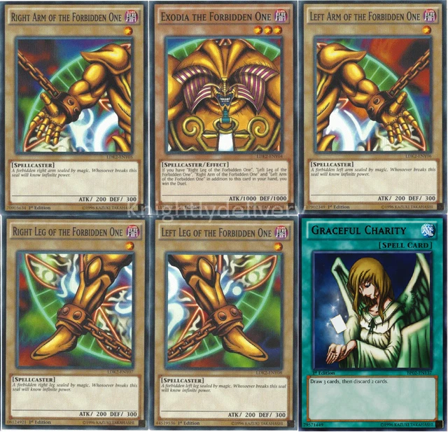 YUGIOH RARE HUNTER Seeker Complete Deck Exodia - Graceful Charity X3 - 40 Cards $150.00 - PicClick YUGIOH RARE HUNTER Seeker Complete Deck Exodia - Graceful Charity X3 - 40 Cards $150.00 - PicClick