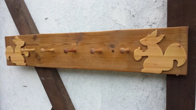 vintage shaker peg coat hook / kitchen utensil rack / bathroom  / Victorian