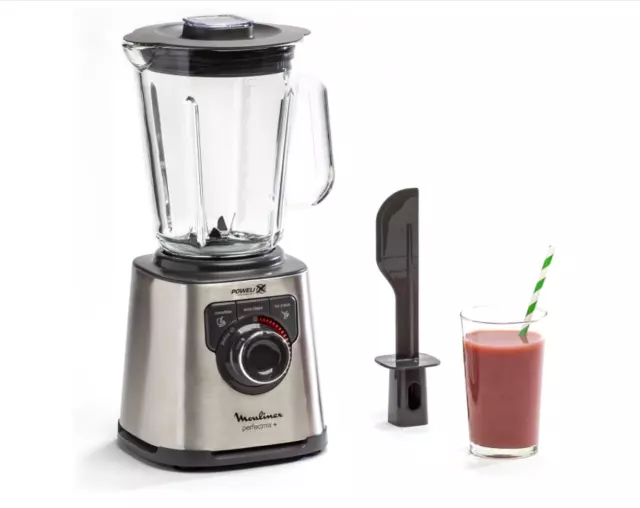 Moulinex Blender Perfect Mix Mélanger 1200W Acier Inoxydable Gris Original Neuf