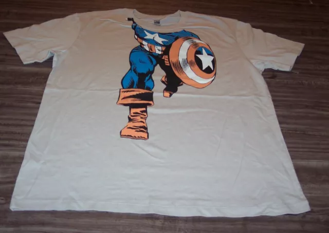 Marvel Comics CAPTAIN AMERICA Costume T-shirt LARGE NEW The Avengers