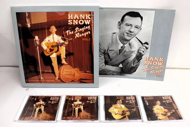 独4discs CD Hank Snow Singing Ranger Vol.2 BCD15476DH BEAR FAMILY /00880 Hank Snow Box set: Singing Ranger Vol.2 (4-CD Deluxe Box Set
