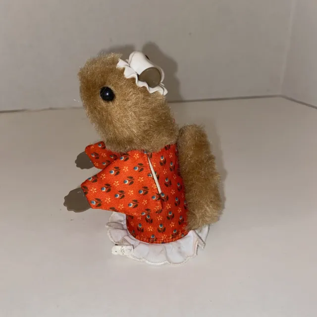 Fisher Price Little Woodsy Squirrel Finger Puppet 1979 VINTAGE Great Condition
