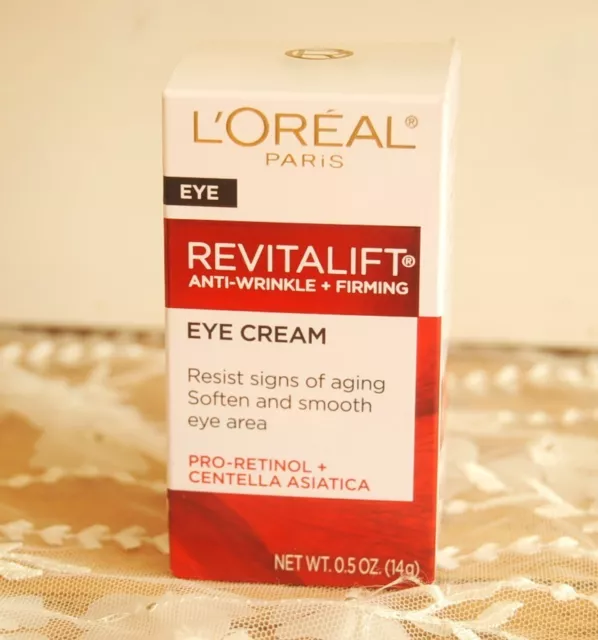 L'Oreal Revitalift Anti-Wrinkle Firming Eye Cream .5oz Sealed New in Box