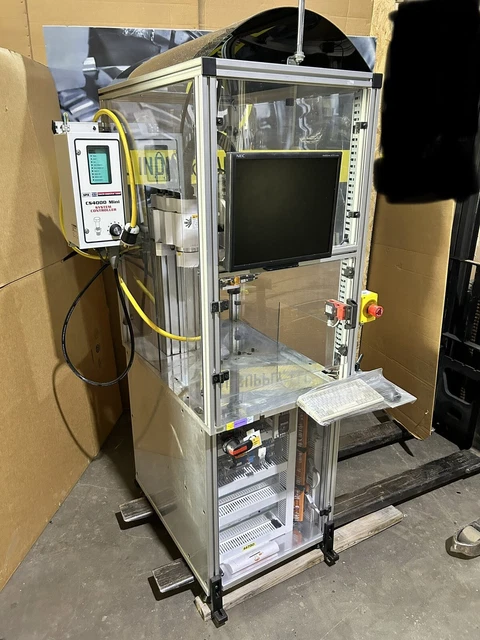 EPSON E2C351SM-UL 4-Axis Robot Cell w/ RC+ Controls & TECHMOTIVE Nutrunner_CLEAN