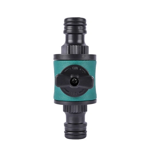 2Pcs Garden Hose Connector Multipurpose Faucet Tap Shut Off Practical Accessory