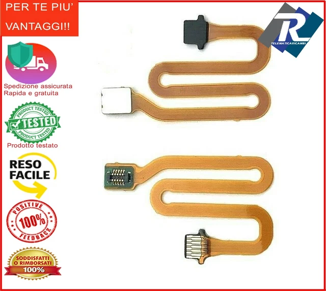 Cavo Flex Sensore Per Impronte Digitali Per Huawei P20 Lite/Nova 3E - Foto 3