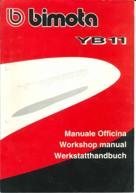 Copia Manuale Officina Bimota Yb11 Multilanguages Workshop Manual Copy