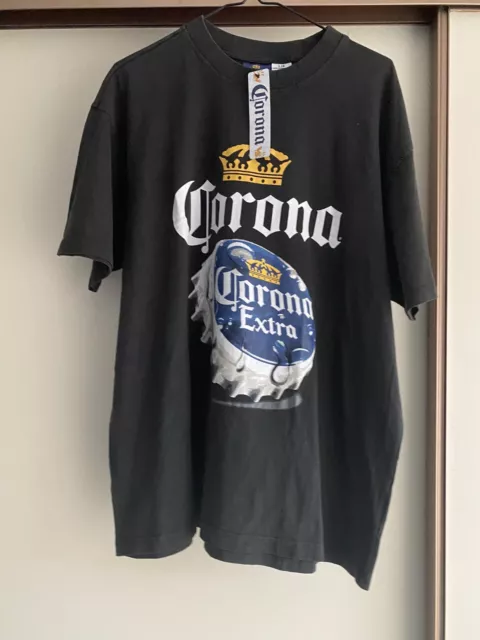 Corona Extra Beer Mens T-Shirt Size Large  Blue Black  Brand New With Tags