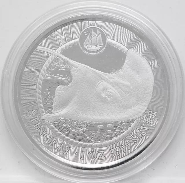 Cayman Islands 1 Dollar 2023 - Stingray* 1 oz.