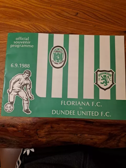 Floriana V Dundee United UEFA Cup 1988