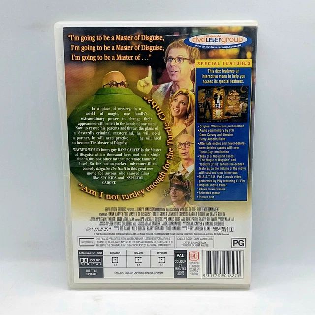 THE MASTER OF Disguise DVD Region 4 2002 Comedy Adventure Dana Carvey ...