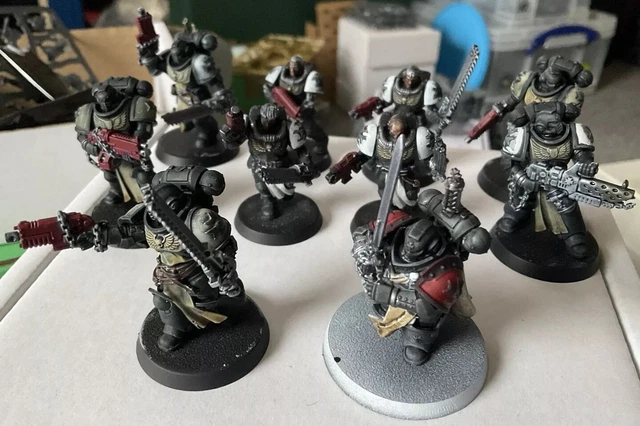 WARHAMMER 40K PRIMARIS Space Marines Black Templars - 10x Crusaders ...
