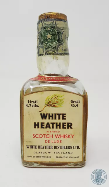 Miniature / Mignon Scotch Whisky WHITE HEATHER (b)