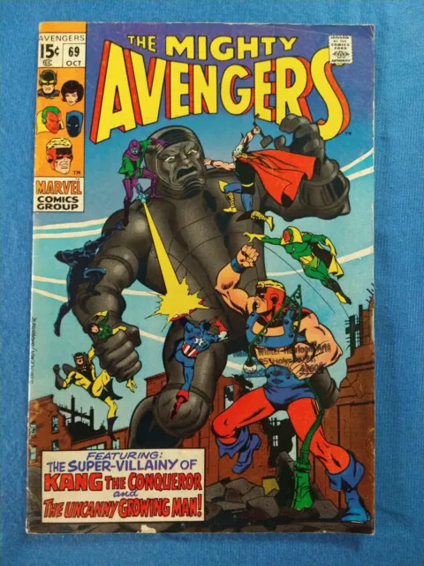 The Mighty Avengers #69🔥High Grade🔑1st Appearance Grandmaster also Kang 1969