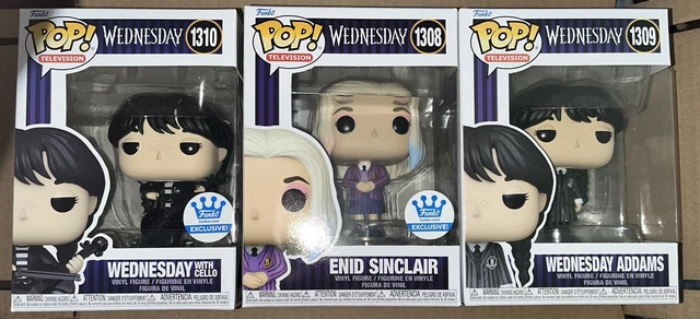Funko POP! Wednesday W/Cello #1310 Enid Sinclair #1308 EXCLUSIVE Wednesday #1309