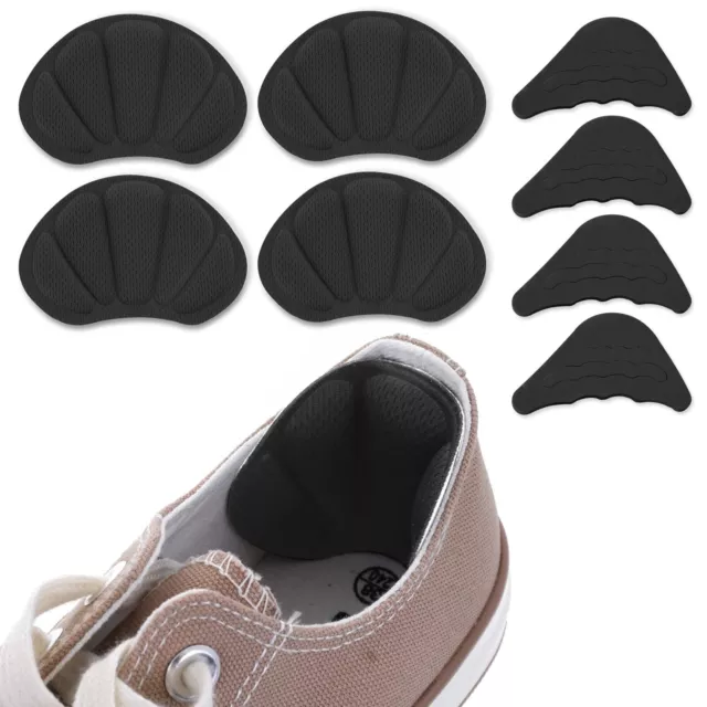 4Pairs Shoe Fillers for Big Shoes w/ Adjustable Toe Filler Inserts & Heel Grips
