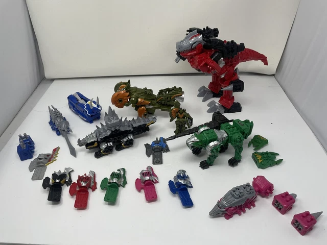 POWER RANGERS DINO Fury Zord Megazord Morpher Lot Hasbro Keys