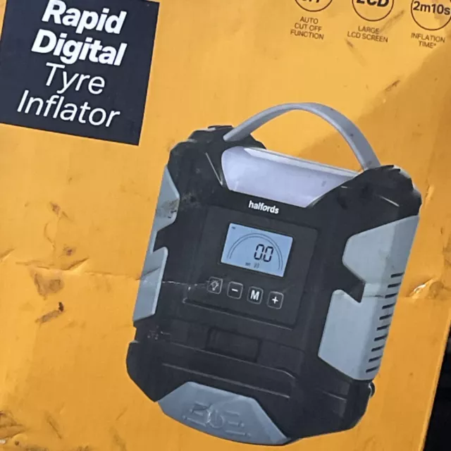 Halfords rapid shop digital tyre inflator