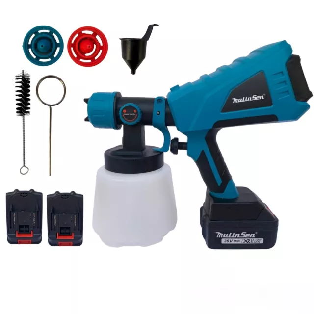 PISTOLA A SPRUZZO Per Vernice A Batteria 36V 1000Ml Paint Zoom Aerografo  Pittura EUR 89,99 - PicClick IT