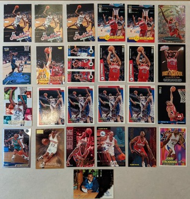 Coleman cards lot Jerry Stackhouse NBA TRADING 23+2 D RC rookie CARD 95-98 