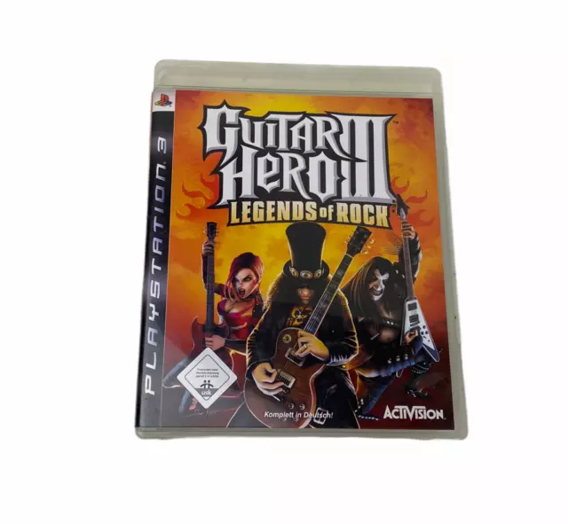 Guitar Hero Legends of Rock PS3 Spiel Playstation 3 Activision Game + Handbuch