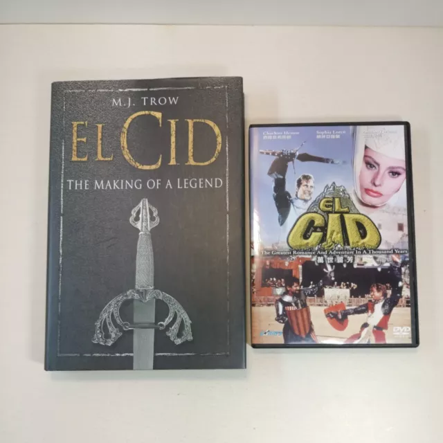 El Cid: The Making of a Legend by M.J. Trow 2007 HCDJ  with DVD LIKE NEW