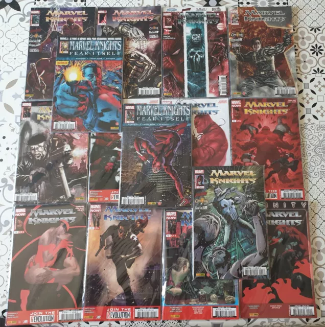 lot comics marvel knight 1 à 15 complet (deuxième série)